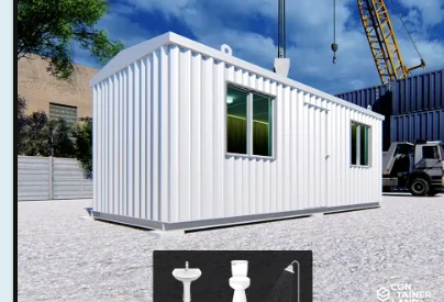 Oficina 6 x 2,5 Mts. + Baño y Ducha en arriendo — RENTACONT